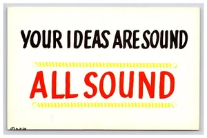 Postkarte: Humor: Deine Ideen sind Klang, alle Klang, 1f - unbespielt - Bild 1 von 2