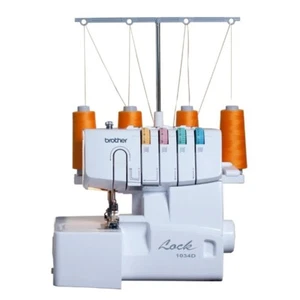 Brother 1034D Serger - Máquina overlock de marco de metal de alta resistencia, blanca - Imagen 1 de 8