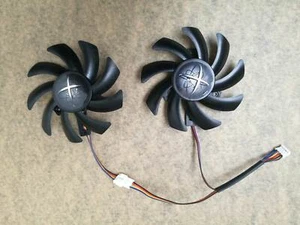Ventola di ricambio 85 mm stile cablato per scheda video grafica XFX RX470 RX470D RX480 - Foto 1 di 3