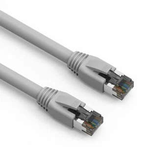 SF Cable Cat8 Shielded (S/FTP) Ethernet Cable, 10 feet - Gray - Picture 1 of 2