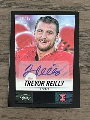 2014 Panini Hot Rookies Signatures Black Trevor Reilly RC Auto New York Jets /15 - Image 1 of 2