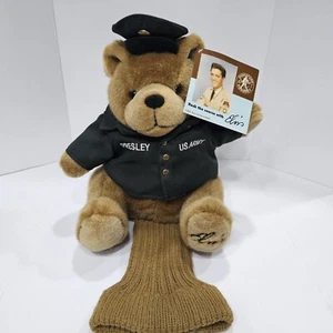 Elvis Presley US Army Golf Club Cover Plush Bear 10" NWT - Picture 1 of 10