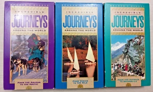 3x Readers Digest Incredible Journeys Around The World VHS Amazon Venice Nile - Picture 1 of 6