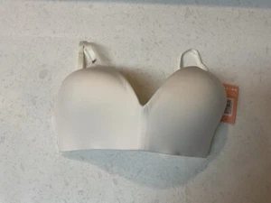 Third Love Bra SZ 32C EVENING SAND Wireless Padded Adjustable Hook&Eye Back NWT - Picture 1 of 2