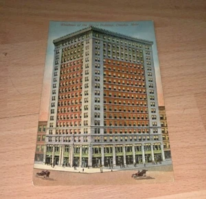 1900er HOLZMÄNNER DER WELT BAU, OMAHA NEBRASKA mit Oldtimern - Bild 1 von 4