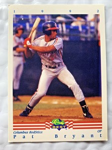 1992 Classic Best #85 Pat Bryant Columbus Redstixx rookie card RC draft