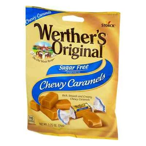Werther's Original Sugar Free Chewy Caramels 2.75 Oz - Picture 1 of 2