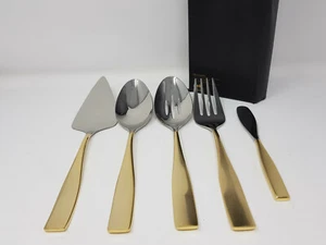Gourmet Einstellungen Moments Eternity 5-teiliges Hostessen-Set in Gold WL-LPBY432612 - Bild 1 von 10
