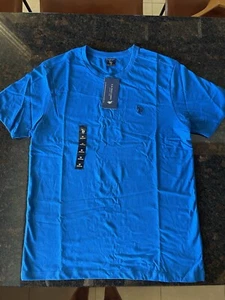 Royal Blue U.S. POLO ASSN. Casual T-Shirts Top Size - M, Mens Logo Short Sleeve - Picture 1 of 5