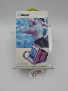CUSTODIA MUVIT DA BRACCIO , PER APPLE 4S - IPOD TOUCH - SMARTPHONE "L", ROSA - Foto 1 di 6