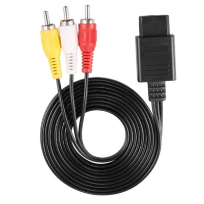 For Nintendo 64 Audio TV Video Cord AV Cable to RCA Super Nintendo GameCube N64 - Image 1 of 4