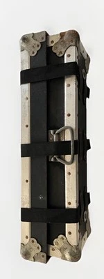 "Estuche de viaje vintage ANVIL deslizable con correas aproximadamente 24x8,5x6,5""" Foto 1 de 4