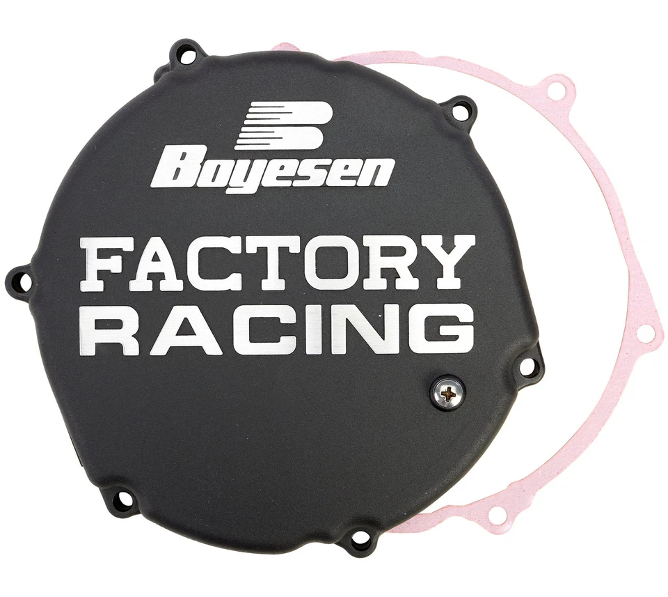 Cubierta de embrague negra de fábrica Boyesen para Kawasaki KX250 93-02 (CC-12B) Foto 1 de 1