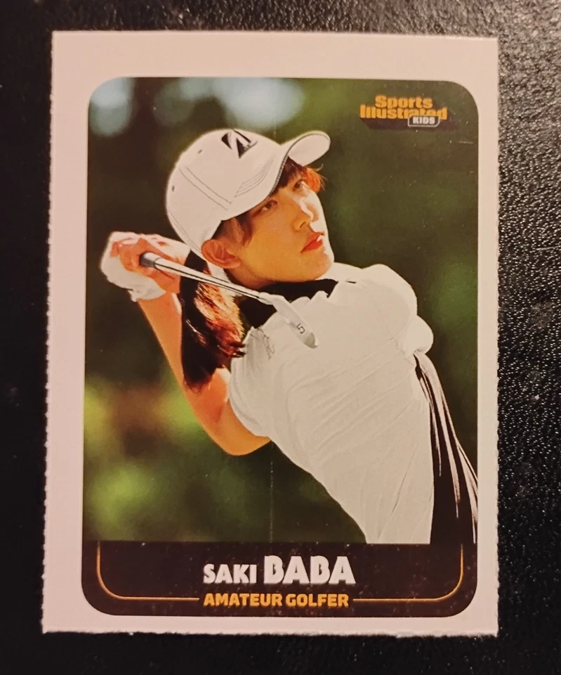 LPGA Rising Star First Rookie Card RC 2022 SI Kids Saki Baba #1043 Japón casi nuevo Foto 1 de 1