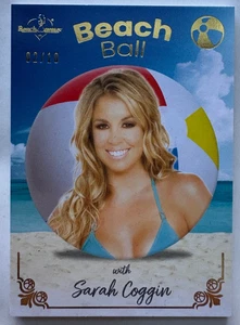 2025 BENCHWARMER GIRLS OF SUMMER SARAH COGGIN BEACH BALL INSERT CARD /10 - Picture 1 of 2