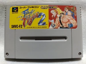 Super Famicom Final Fight 2 Cartridge Only Japan Import COMBINED SHIPPING - Picture 1 of 2