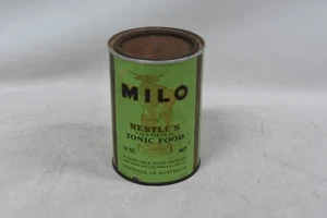 Vintage Nestle's Milo Fortified Tonic Food 14oz Tin - ~ 1940s Display Container - Picture 1 of 21