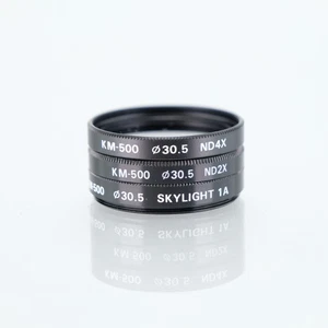 KM-500 30.5mm Lens Filters Set Skylight+ND2+ND4 Multi-Coated Optical Glass - Picture 1 of 4