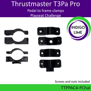 Playseat Challenge Thrustmaster T3Pa Pro Pedal to frame clamps - Picture 1 of 3