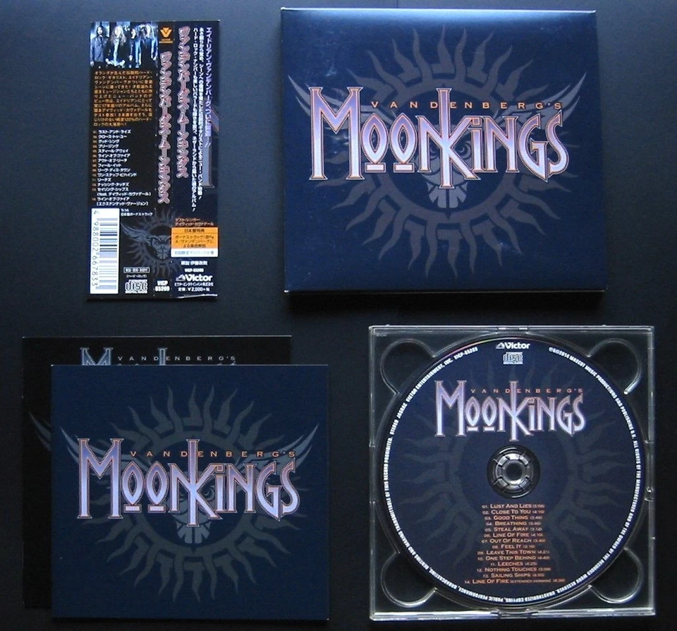 VANDENBERG'S MOONKINGS s/t +1 JAPAN 1ST PRESS CD w/DIGIPAK/OBI WHITESNAKE Adrian - Image 1 of 1