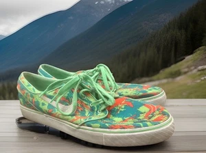 Nike SB Stefan Janoski Hombres Talla 12 Verde Blanco Zapatos de Skate 657944-316 (F) - Imagen 1 de 7