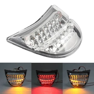 Frecce integrate freno fanale posteriore lente trasparente per Honda CBR 954 2002-2003 - Foto 1 di 15