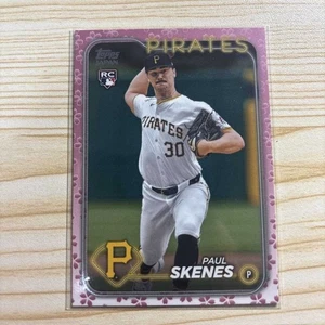 PAUL SKENES 2024 MLB Topps Japan Edition Cherry Blossom /99 RC Rookie Card PIT - Picture 1 of 2