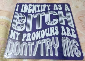 BRAND NEW TIN SIGN..20CM X 20CM - Picture 1 of 1