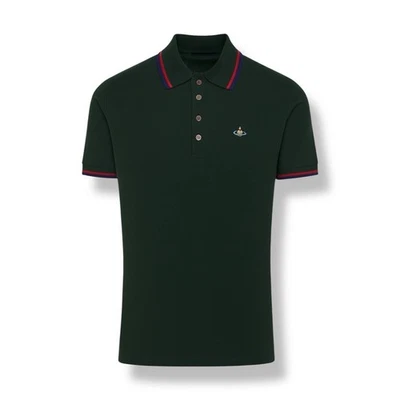 Vivienne Westwood Polo T-shirt Mini Logo Men’s Green Size XL - Image 1 of 4