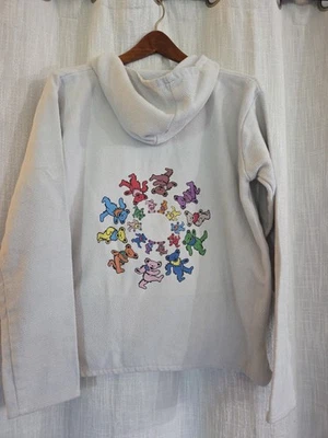 Baja Joe Grateful Dead Pullover Hoodie Women’s Medium Dancing Bear - Image 1 of 4