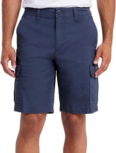 Pantalón Corto de Carga UNIONBAY Para Hombre Calce Relajado Cintura Flexible, Azul Marino, Talla 34 - Imagen 1 de 3