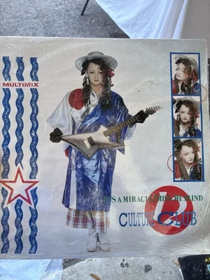 Culture Club Its A Miracle/Miss Me Blind 12" UK Press LP VG+ Sleeve GD - Image 1 of 4