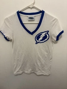 Tampa Bay Lightning Women’s Vneck With Jewels Embellishment NWOT - Picture 1 of 3