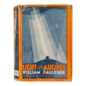Light in August - William Faulkner - 1932 - 1st Edition, 1st Printing - Orig DJ - Picture 1 of 21