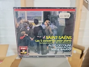 Saint-Saens: I 5 Concerti / Aldo Ciccolini, Serge Baudo - CD - Bild 1 von 3