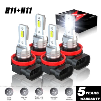 Для Pontiac G6 2005 2006 2007-2010 -4 x 6000K белый светодиодный фары лампа дальнего/ближнего света - Изображение 1 из 4