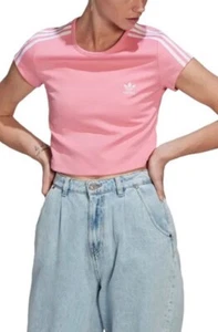 adidas Originals Crewneck [HM4712] T-Shirt Cropped PINK - Bild 1 von 16