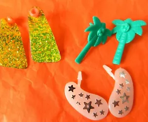 VINTAGE MATTEL BARBIE EARRINGS LOT - SET OF FOUR - Picture 1 of 1