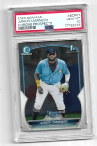 2023 BOWMAN CHROME PROSPECTS JUNIOR CAMINERO PSA 10 ROOKIE RC #BCP61 1ST - Picture 1 of 1