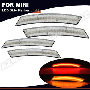 4x For Mini Cooper R55 R56 R57 R58 R59 R60 LED Side Marker Light Front Rear Set - Picture 1 of 10