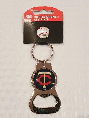 MLB Minnesota Twins Bottle Opener Key Ring Lot Of 8 Cover