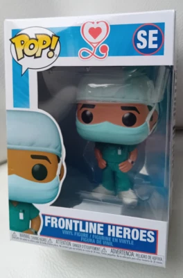 Funko Pop Se Frontline Heroes Covid -19 Vinyl Figura 2020 Enfermera Médico - Imagen 1 de 3