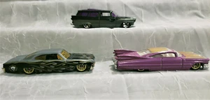 Mattel Hot Wheels Diecast Lot of 3 ~'56 Ford Wagon - '65 Impala - '59 Cadillac - Picture 1 of 12