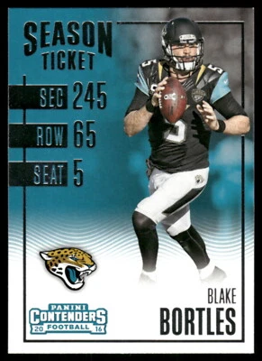 2016 Panini Contenders #95 Blake Bortles - Image 1 of 2