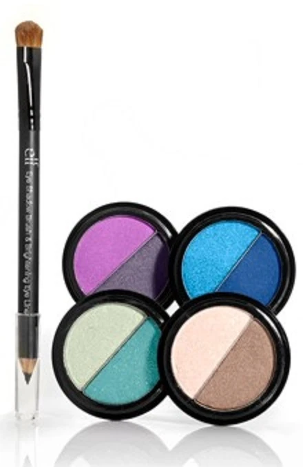 e.l.f. Essentials Duo Eye Shadow SET of 4 Eye Shadows Blooming ELF NEW Free S&H! - Image 1 of 1