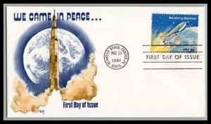 US FDC # 1914 18c Space Accomplishments Marg 1981, 9p2114 - Picture 1 of 1