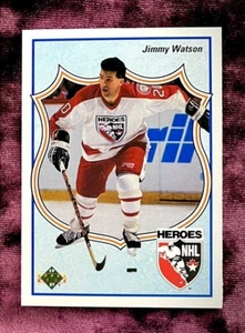 Jimmy Watson 1991 UD France Hockey #514 MINT Canada Legends NHL Heroes Jersey SP - Picture 1 of 2