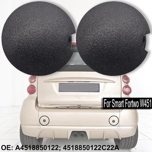 Pair Front Rear Tow Hook Cover Car Bumper Towing Cap For Smart Fortwo W451 07-14 - Picture 1 of 9