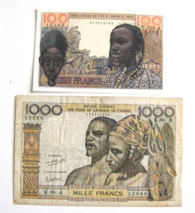 Stati dell'Africa occidentale - lotto di due pezzi come mostrato (P101A, 103A) - Foto 1 di 2