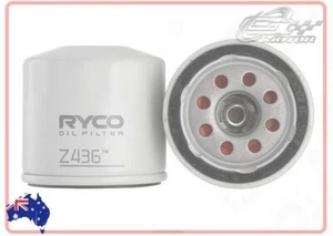 Ryco Oil Filter  FOR Subaru Impreza 1999-2000 2.0 (GF) Wagon Petrol Z436 - Picture 1 of 1